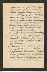 Nachlass Franz Steindachner, Liste (zu Inv.Nr. 537.01) von Prinzessin Therese von Bayern an Franz Steindachner, Inv.Nr. 537.06, Seite 8